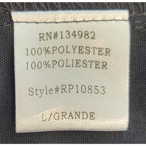 Roly Poly Women L Black Empire Waist Dress Balloon Sleeve Tiered Hem RP10853 - Picture 10 of 11